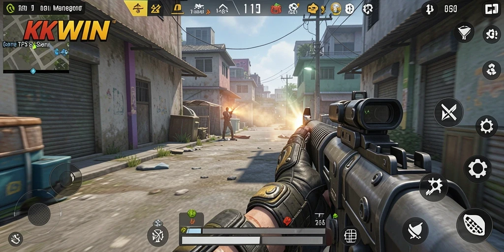 Lihat gameplay seru KKWIN dengan aksi tembak-tembakan menegangkan.