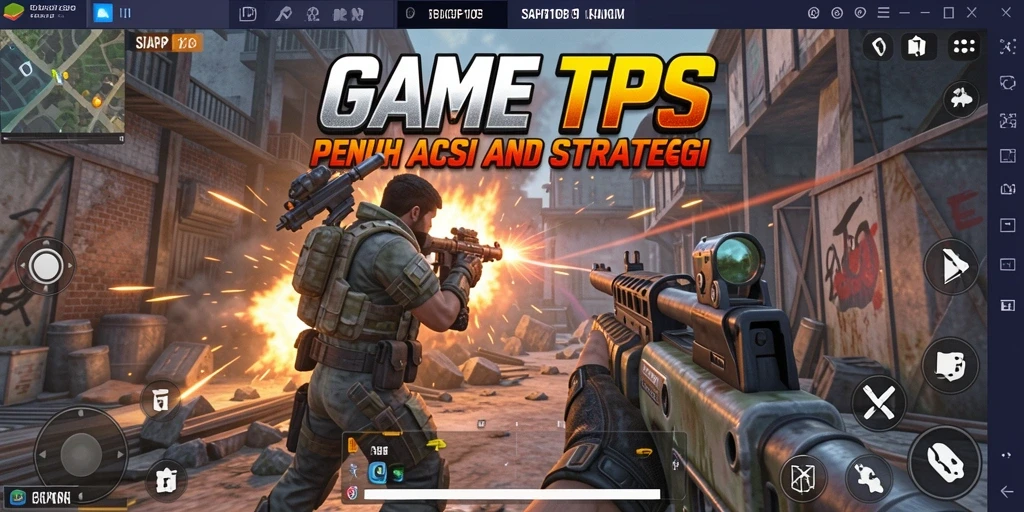Tampilan gameplay mendebarkan dalam SIAP108 dengan karakter dan senjata canggih.