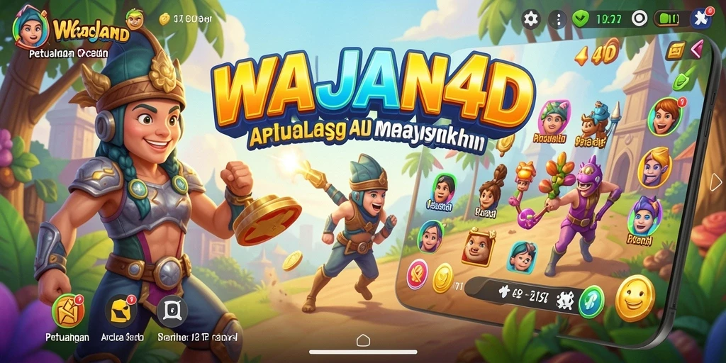 Tampilan gameplay menegangkan dari WAJAN4D dengan aksi seru.